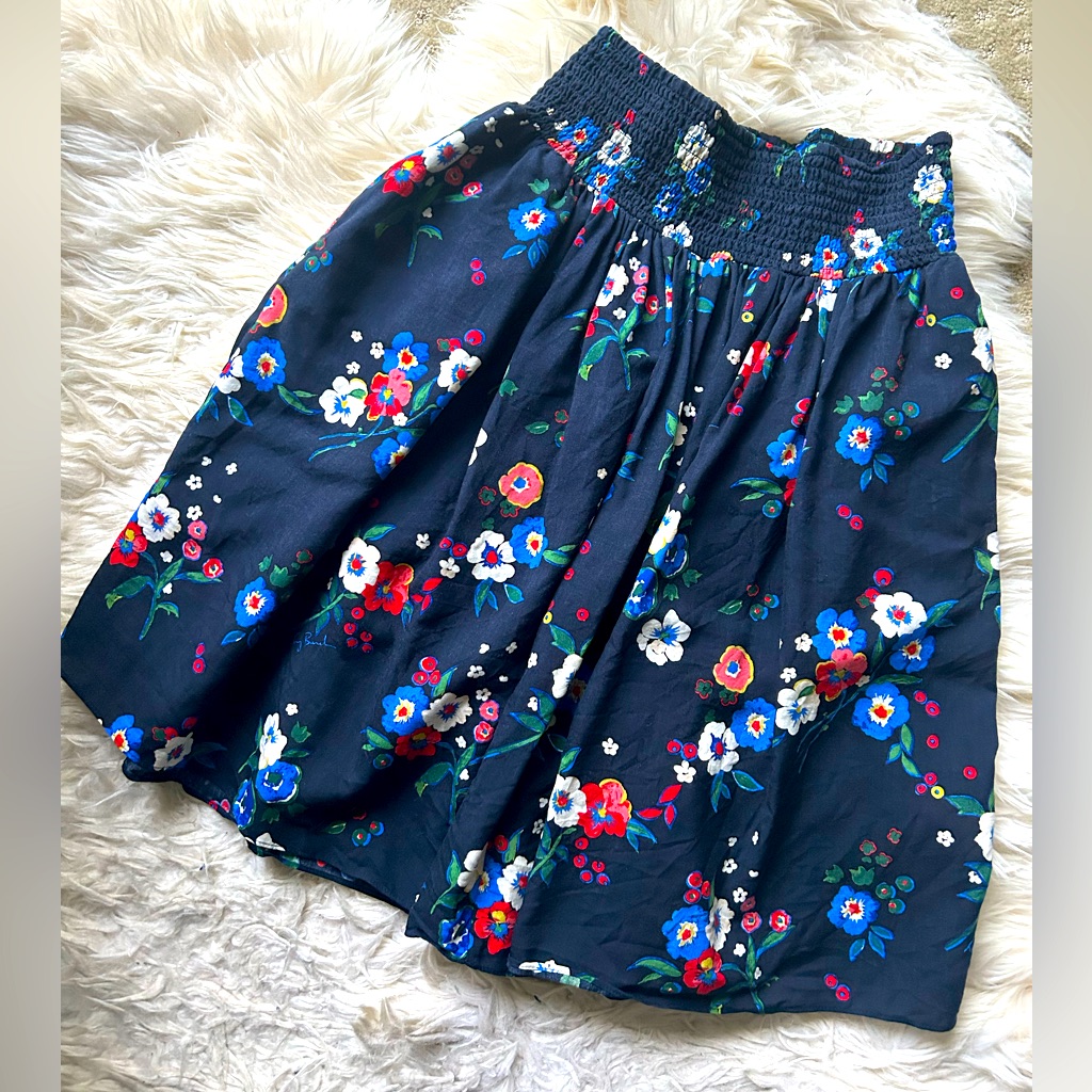 Tory Burch Blaire Pansy Bouquet Floral Skirt Size Small
